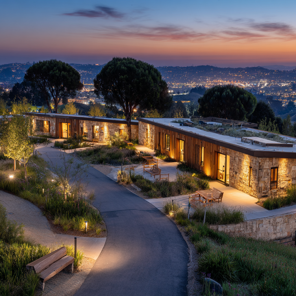 Luxury treatment center grounds